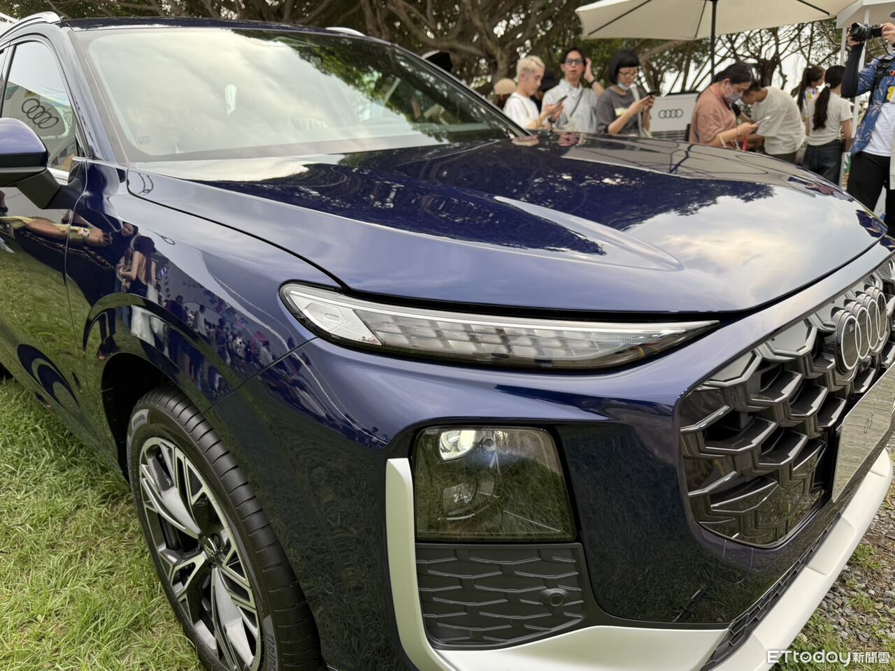 ▲大改款Audi Q3首度公開現身，台灣持續接單、即將上市。（圖／記者徐煜展攝）