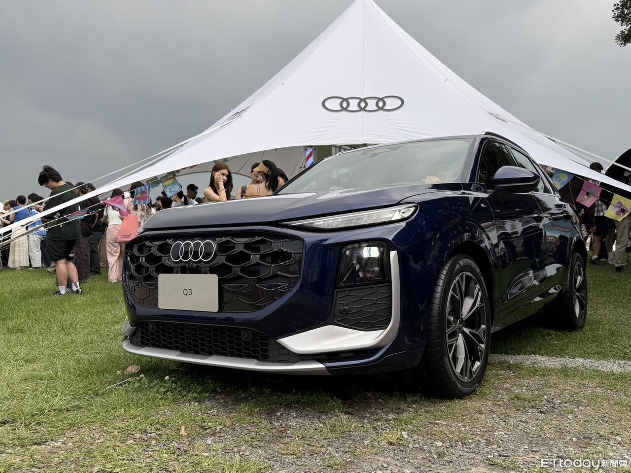 ▲大改款Audi Q3首度公開現身，台灣持續接單、即將上市。（圖／記者徐煜展攝）