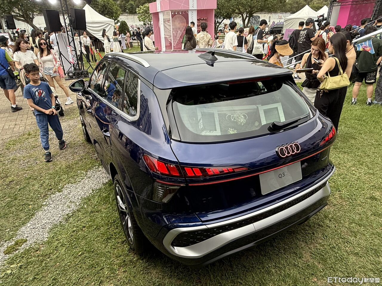 ▲大改款Audi Q3首度公開現身，台灣持續接單、即將上市。（圖／記者徐煜展攝）