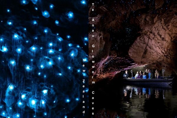 ▲▼紐西蘭南島「蒂阿瑙螢火蟲洞」，超美奇幻探險，洞穴裡的藍色銀河。（圖／部落客飛天璇提供）
