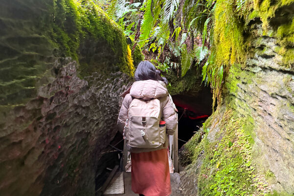 ▲▼紐西蘭南島「蒂阿瑙螢火蟲洞」，超美奇幻探險，洞穴裡的藍色銀河。（圖／部落客飛天璇提供）