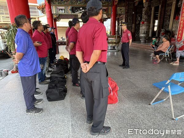 ▲南消第三大隊聯合區公所與民間團體進行防汛整備演練。（記者林東良翻攝，下同）