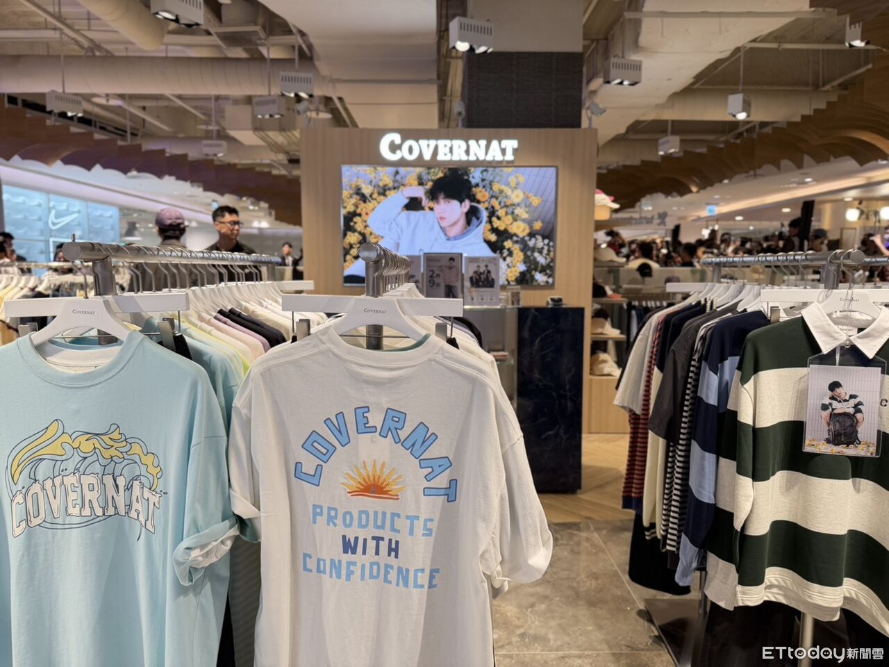 免飛韓國!秀彬、Giselle代言潮牌登陸高雄 限量小卡必收藏