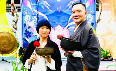 田定豐領軍百位頌缽師！　現身台東「百缽齊鳴共振」