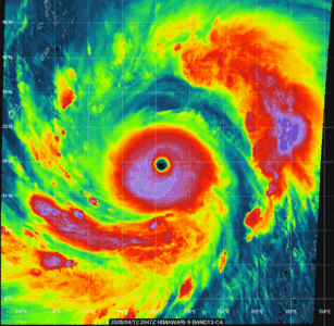 辛樂克「35年最強4月颱」登頂風王　路徑大迴轉