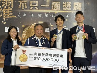 對體育瘋狂！　林鴻道回溯發東京、巴黎奧運5千萬奪牌獎金