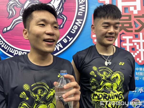 ▲王齊麟與李洋。（圖／記者蔡厚瑄攝）