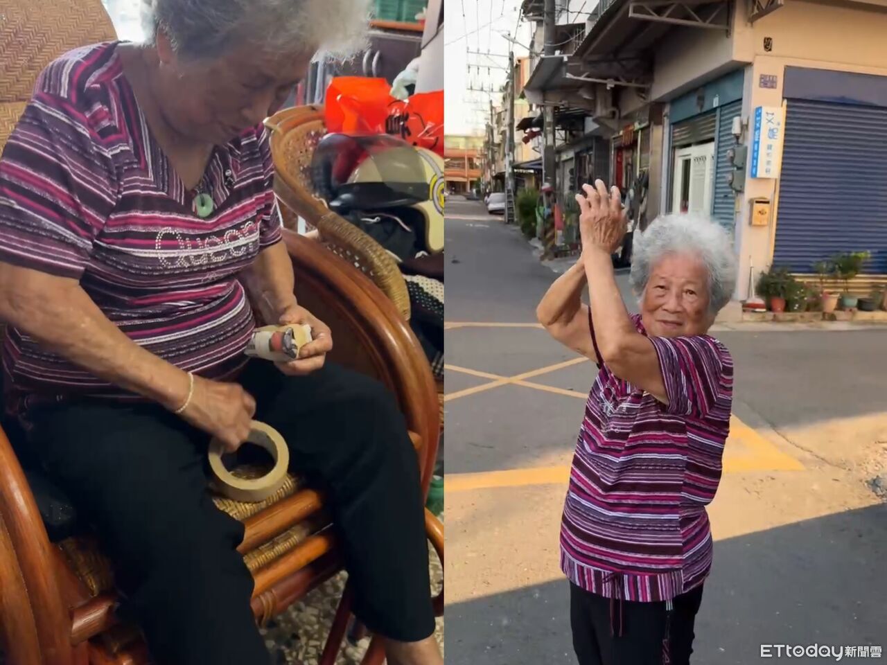 90歲爆紅大港阿嬤受邀開球!惡補練投畫面曝 網看哭:被鼓勵到了