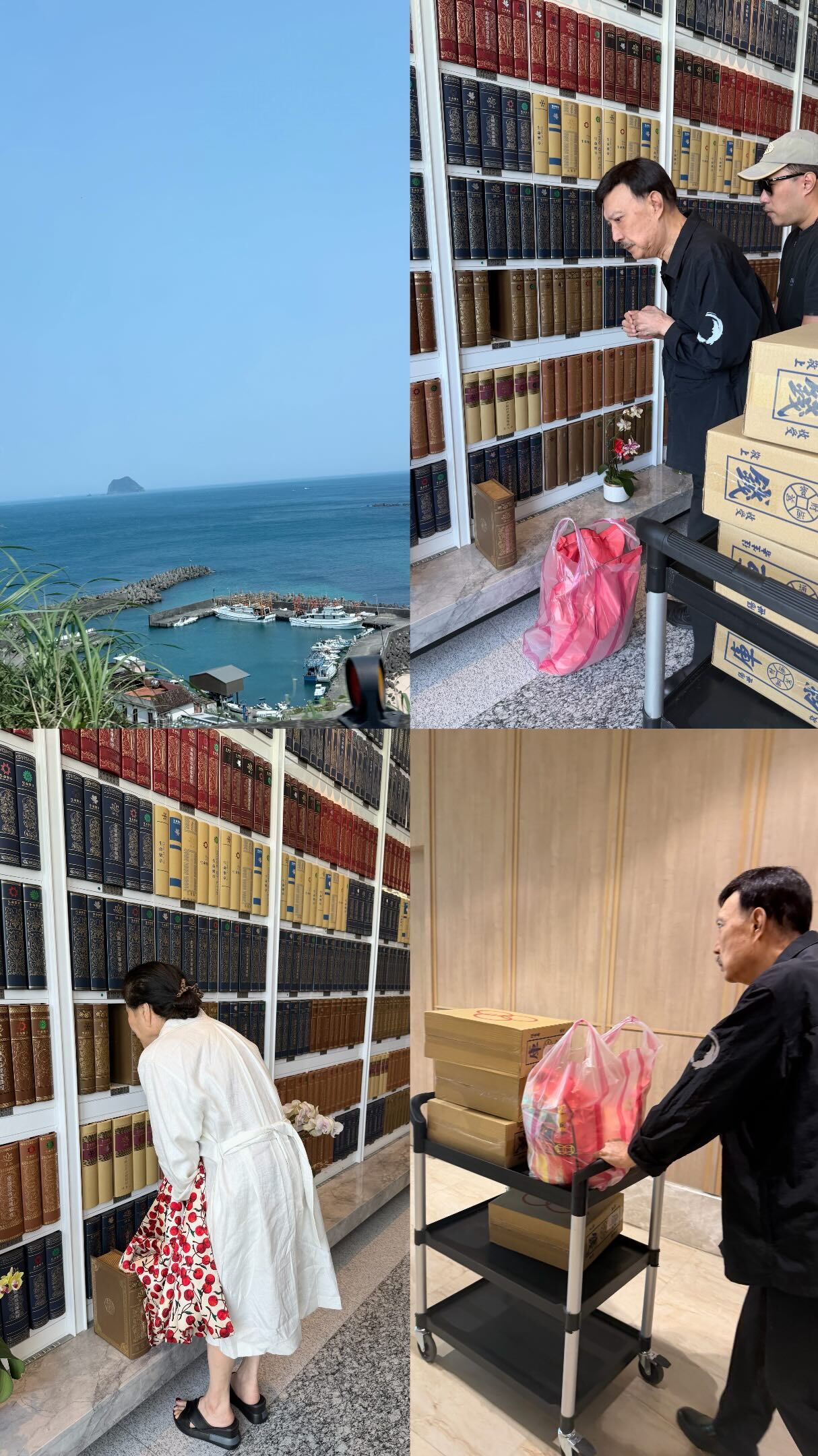 ▲▼愛女余苑綺43歲冥誕！余天、李亞萍墓園探視。（圖／翻攝自Threads）
