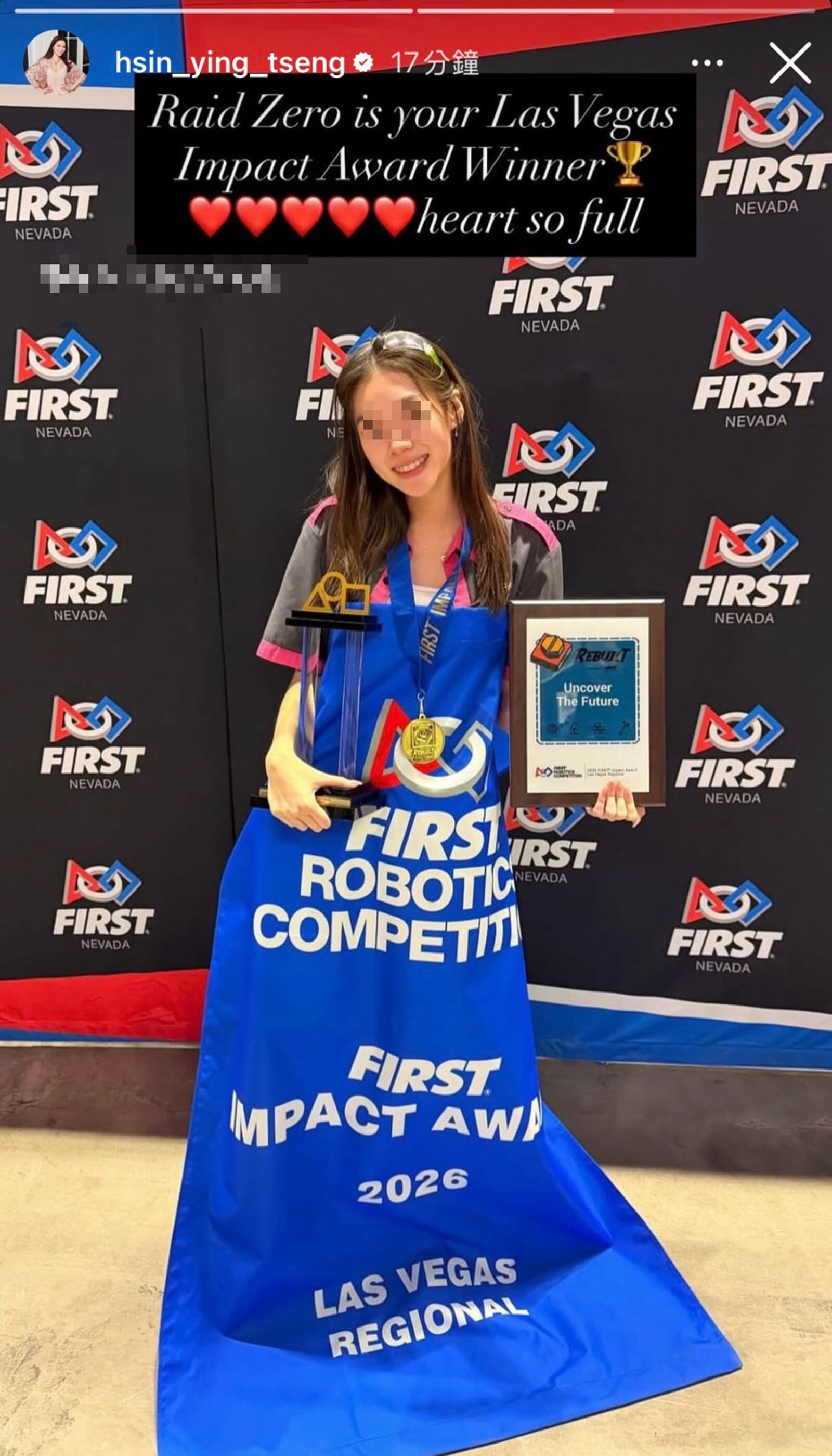 [新聞] 郭台銘16歲女兒太狂！　赴美參賽「學生版 - 八卦 - PTT.BEST 批踢踢爆文 2