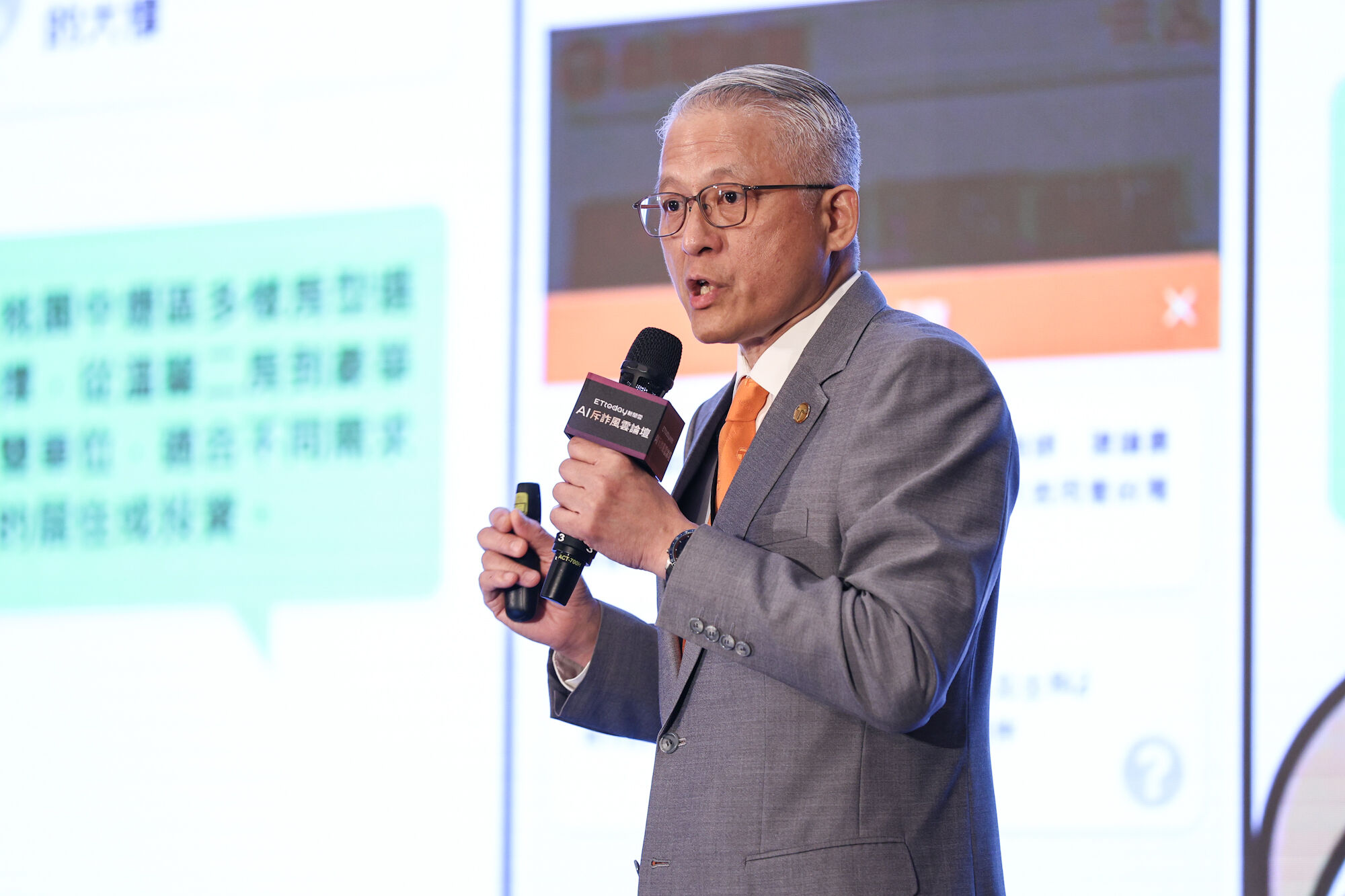 ▲台灣房屋副總裁周鶴鳴出席ETtoday斥詐論壇。（圖／記者林敬旻攝）