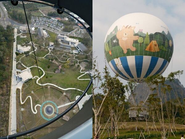 ▲▼薰衣草森林九九峰氦氣球樂園。（圖／ReadyGo提供）