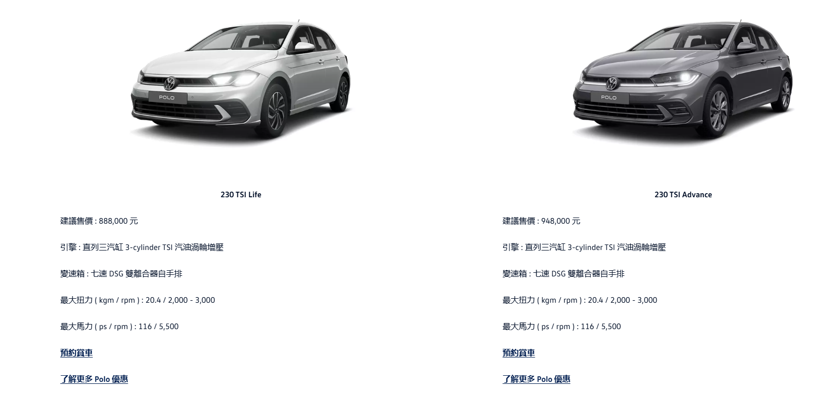 ▲台灣福斯新年式Polo上架！車型陣容調整。（圖／翻攝自福斯）