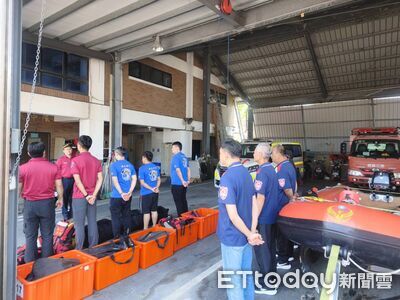 防汛超前部署！台南消防第六大隊安南區實兵演練　鎖定4處易淹水熱區