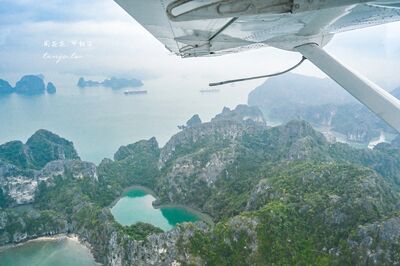 從上帝視角看下龍灣！水上飛機搭乘攻略　25分鐘俯瞰石灰岩奇觀