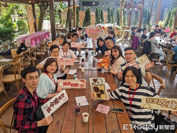 ▲台中市主題式單身聯誼活動，吸引年輕族群熱烈參與。（圖／記者游瓊華翻攝）