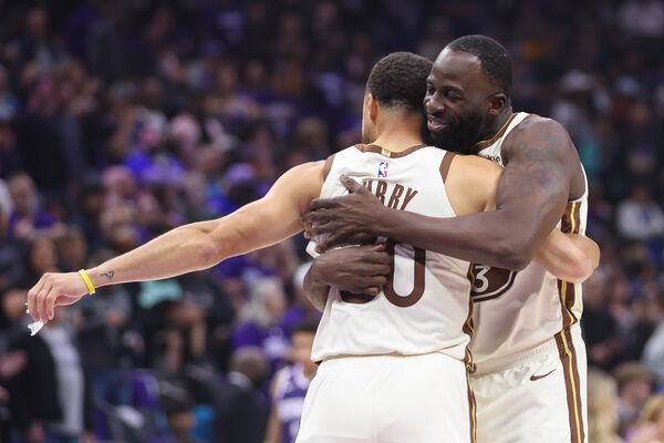 ▲柯瑞（Stephen Curry）、格林（Draymond Green）。（圖／達志影像／美聯社）