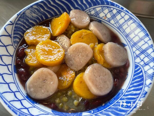 坐落新莊巷弄50年手工扁芋圓！阿姨超親切還能免費加冰續糖水