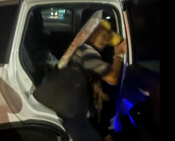 ▲有民眾見到勇腳伯在龍井立即協助他。（圖／翻攝自threads／gentle_1203）