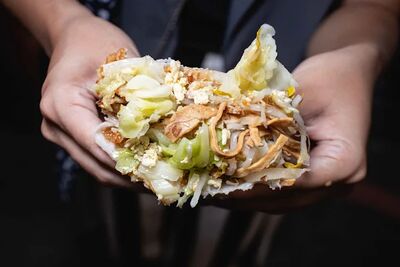 一顆頂一餐！霧峰傳承45年手工潤餅