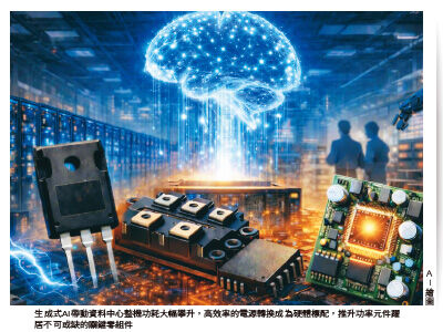 AI重塑功率元件供需結構　強茂、台半、廣閎科搶先機