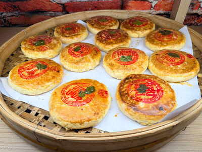 苗栗白沙屯百年肉餅店！