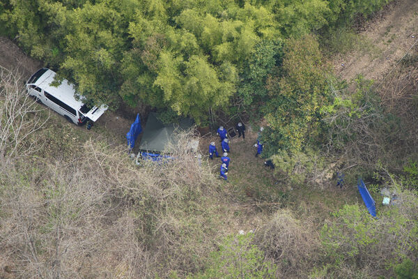 ▲▼日北京都府南丹市11歲男童安達結希失蹤案，4月14日京都府警方發現遺體並展開調查。（圖／達志影像／美聯社）