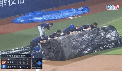 雨勢攪局！龍悍戰20:30恢復開打