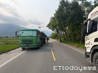 花蓮嚴重車禍釀2死！雙載機車碰撞曳引車　騎士、乘客傷重亡