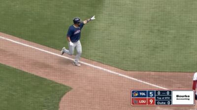 「台灣怪力男」李灝宇本季首轟出爐！　狙擊3A火球男156公里速球