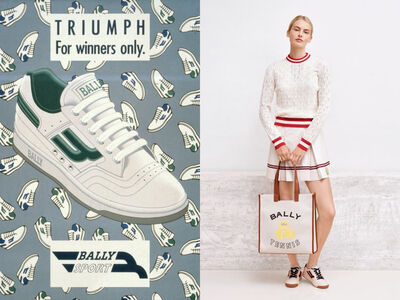 BALLY網球系列絨毛「B」字球鞋超萌必收！Melody同款極簡包2萬元有找