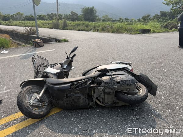 ▲▼花蓮2死車禍，機車騎士、乘客雙雙不治。（圖／民眾提供）