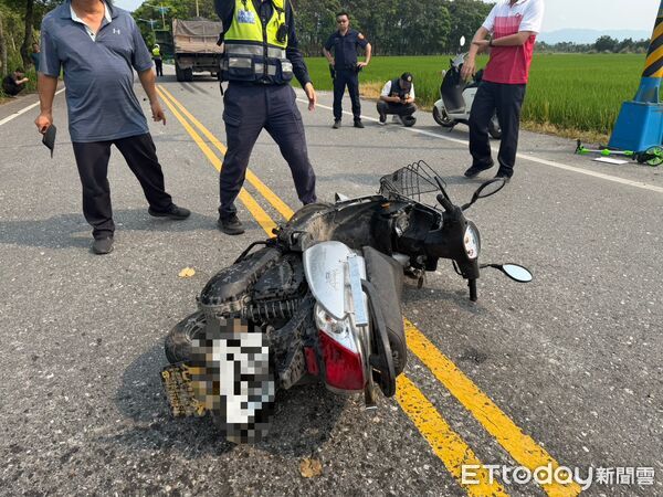 ▲▼花蓮2死車禍，機車騎士、乘客雙雙不治。（圖／民眾提供）