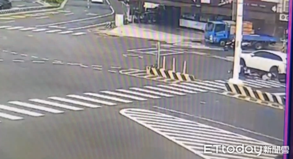 ▲▼台南毒駕女撞多車，3騎士受傷送醫。（圖／記者林東良翻攝）
