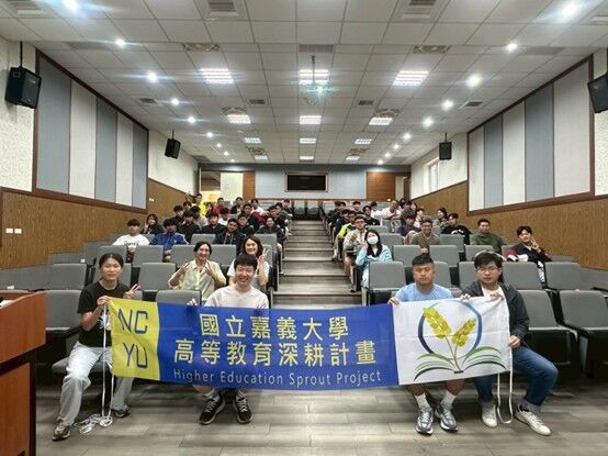 ▲嘉義大學攜手臺灣國立大學系統邀請知名體育主播蔡宜瑾傳授實戰心法。（圖／嘉義大學提供）