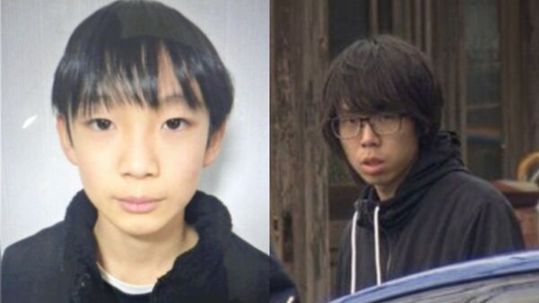 ▲▼日男童棄屍深山「狠毒繼父嘴臉曝光」。（左圖／京都府警方；右圖／翻攝X）