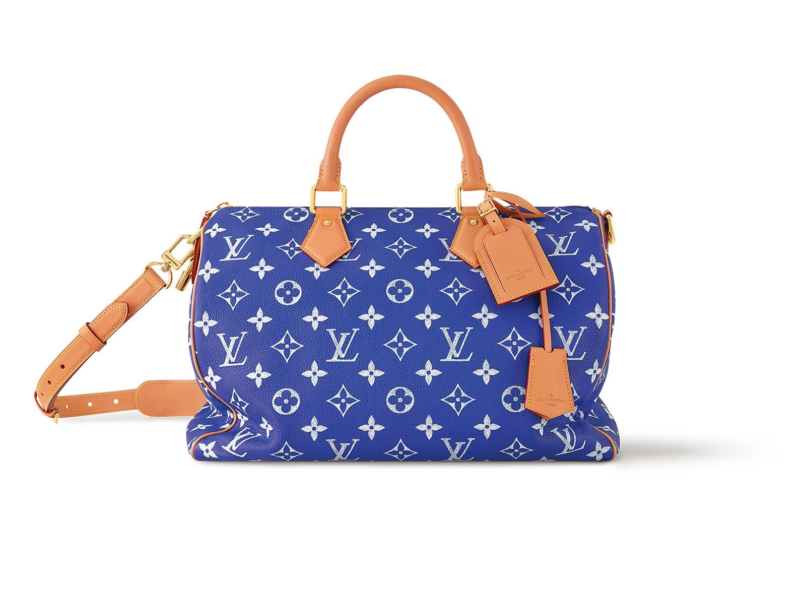 Speedy P9 40紫水晶色小牛皮肩背包 NT$372,000。（路易威登提供）