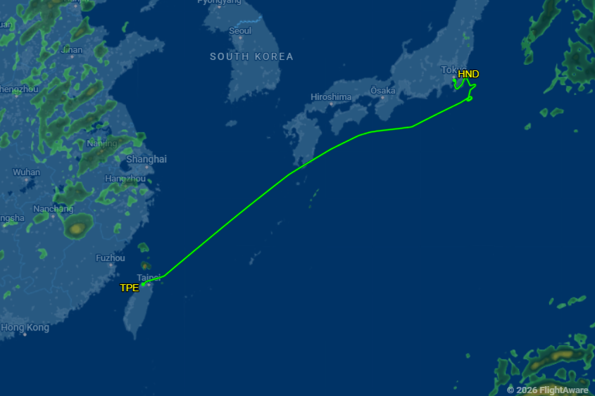 ▲▼             。（圖／翻攝自Flightaware）