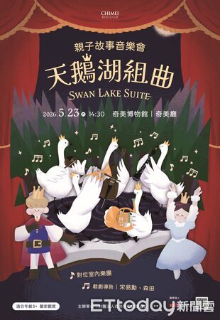▲奇美博物館推出「天鵝湖組曲：親子故事音樂會」，帶領親子走進古典樂世界。（記者林東良翻攝，下同）