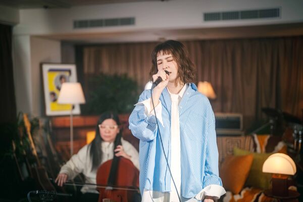 ▲▼ 曾沛慈慈心中的金曲是偶像孫燕姿的〈天黑黑〉。（圖／華研國際提供）