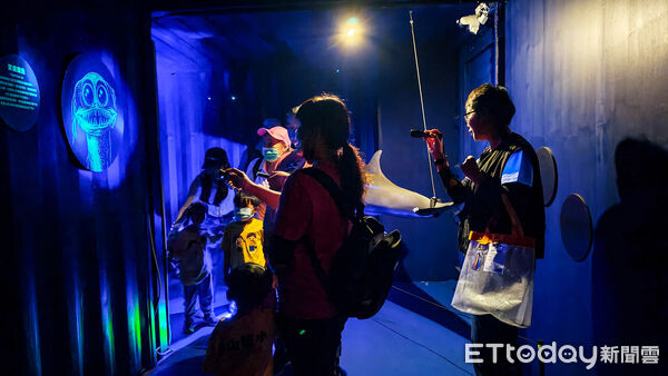 ▲▼2026宜蘭綠博人氣展館「蔚藍脈動（Azure Pulse）」，讓遊客視覺饗宴。（圖／記者游芳男翻攝，下同）