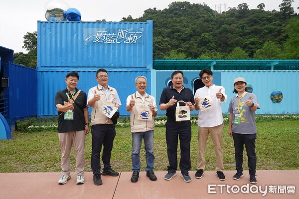 ▲▼2026宜蘭綠博人氣展館「蔚藍脈動（Azure Pulse）」，讓遊客視覺饗宴。（圖／記者游芳男翻攝，下同）