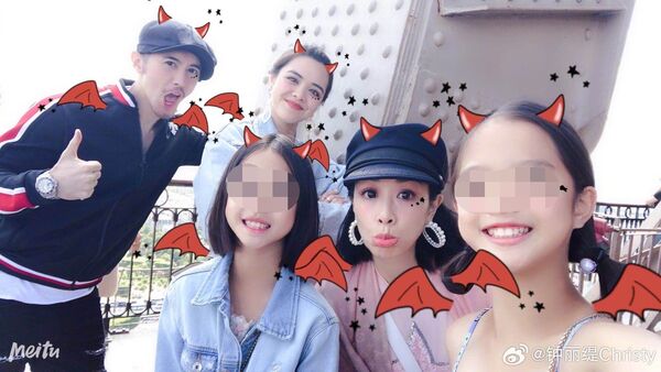 ▲▼鍾麗緹55歲拚生四胎？張倫碩：不行就領養。（圖／翻攝自微博／鍾麗緹Christy）