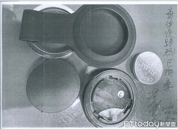 ▲▼             國民黨副主席李乾龍的座車爆出遭裝追蹤器，新北警副局長林武宏親自拜訪詢問案情。（圖／記者陸運陞翻攝，下同）