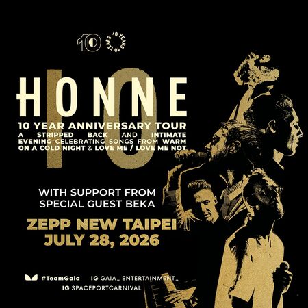 ▲HONNE第五度來台演出。（圖／翻攝自IG）