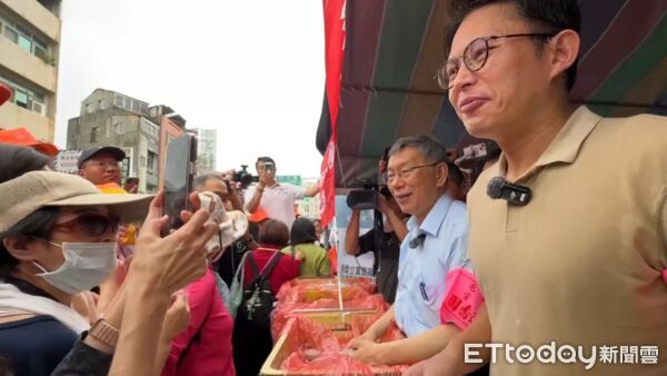 ▲柯文哲受訪回應李貞秀爭議，強調「謹言慎行」。（圖／記者游瓊華翻攝）