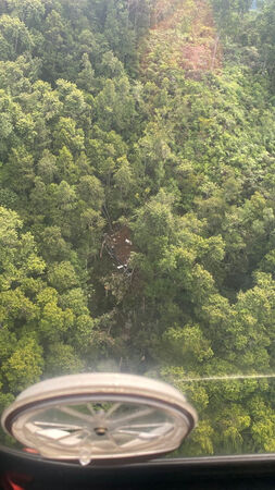 ▲▼ 印尼直升機墜毀。（圖／路透）