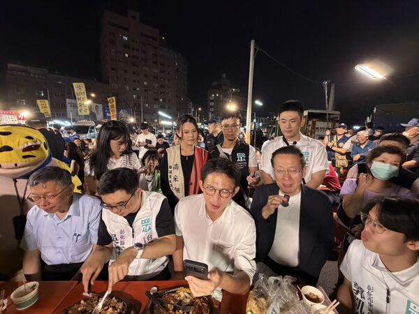 ▲台灣民眾黨創黨主席柯文哲及主席黃國昌到彰化。（圖／民眾黨提供 民眾提供）