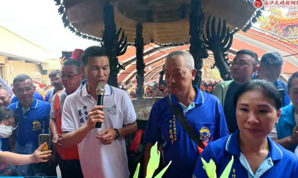 ▲白沙屯媽祖回鑾停轎彰化竹塘鄉幸竹宮。（圖／翻攝自白沙屯媽祖網路電視台）
