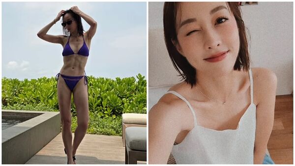 夏語心出國脫了！「六塊肌超猛」解放比基尼：亞洲男可能覺得太恐怖